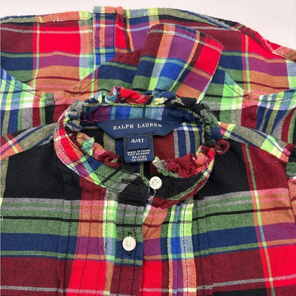 Ralph Lauren Plaid Top